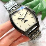 Best Replica Vacheron Constantin Malte Moonphase Watch Black and White